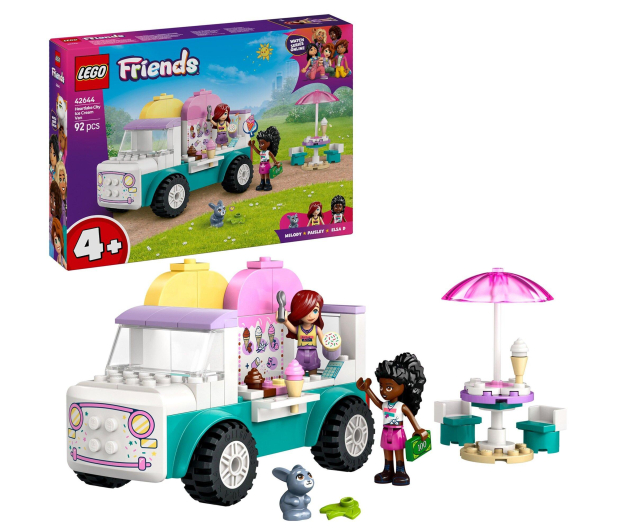 LEGO Friends 42644 Furgonetka z lodami w mieście Heartlake - 1284265 - zdjęcie